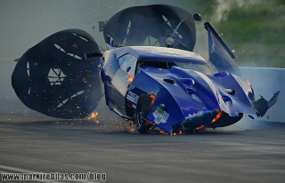 Illustration for article titled Here Are A Bunch Of Photos Of A Fiery NHRA Crash